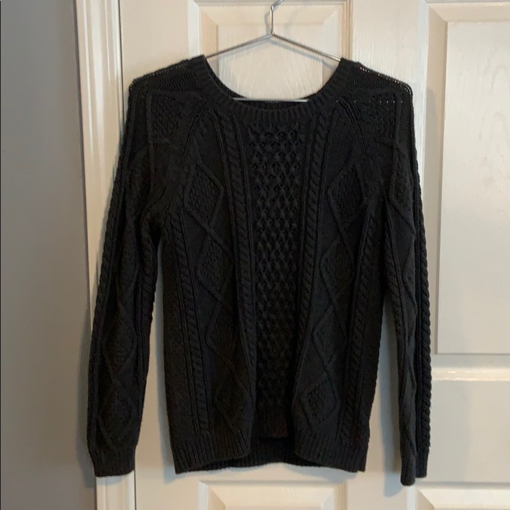 Gray Knitted Sweater